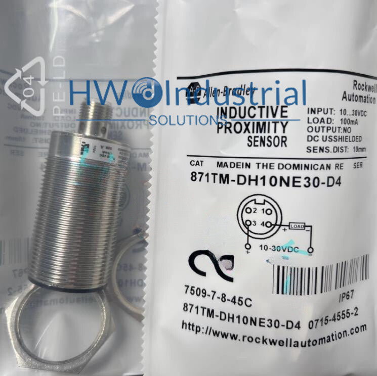 For  1PC Inductive Proximity Switch Sensor 871TM-DH10NE30-D4