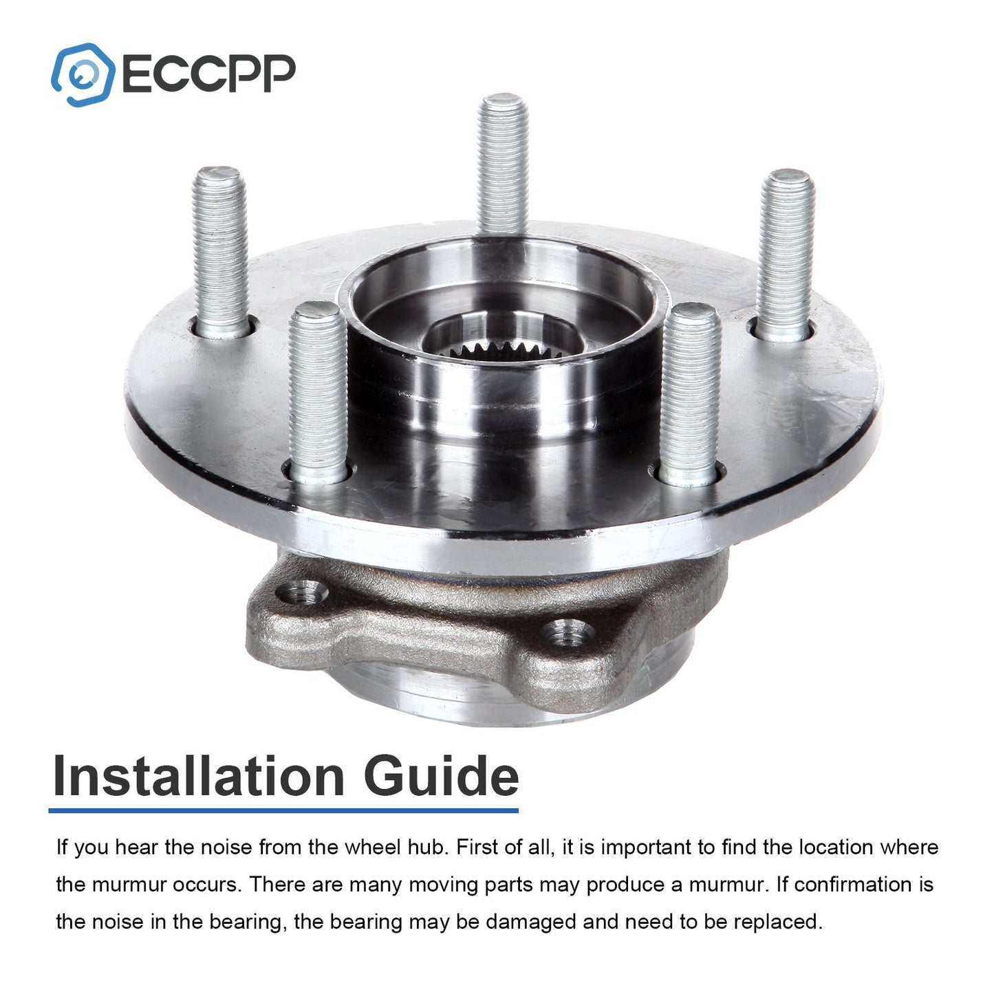 1Pc Front Wheel Hub Bearing Assembly For 2009-2020 Dodge Journey 2.4L 3.5L 3.6L