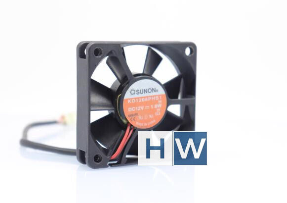 1PC SUNON KD1206PHS1 12V 1.8W 6CM Chassis Router Cooling Fan