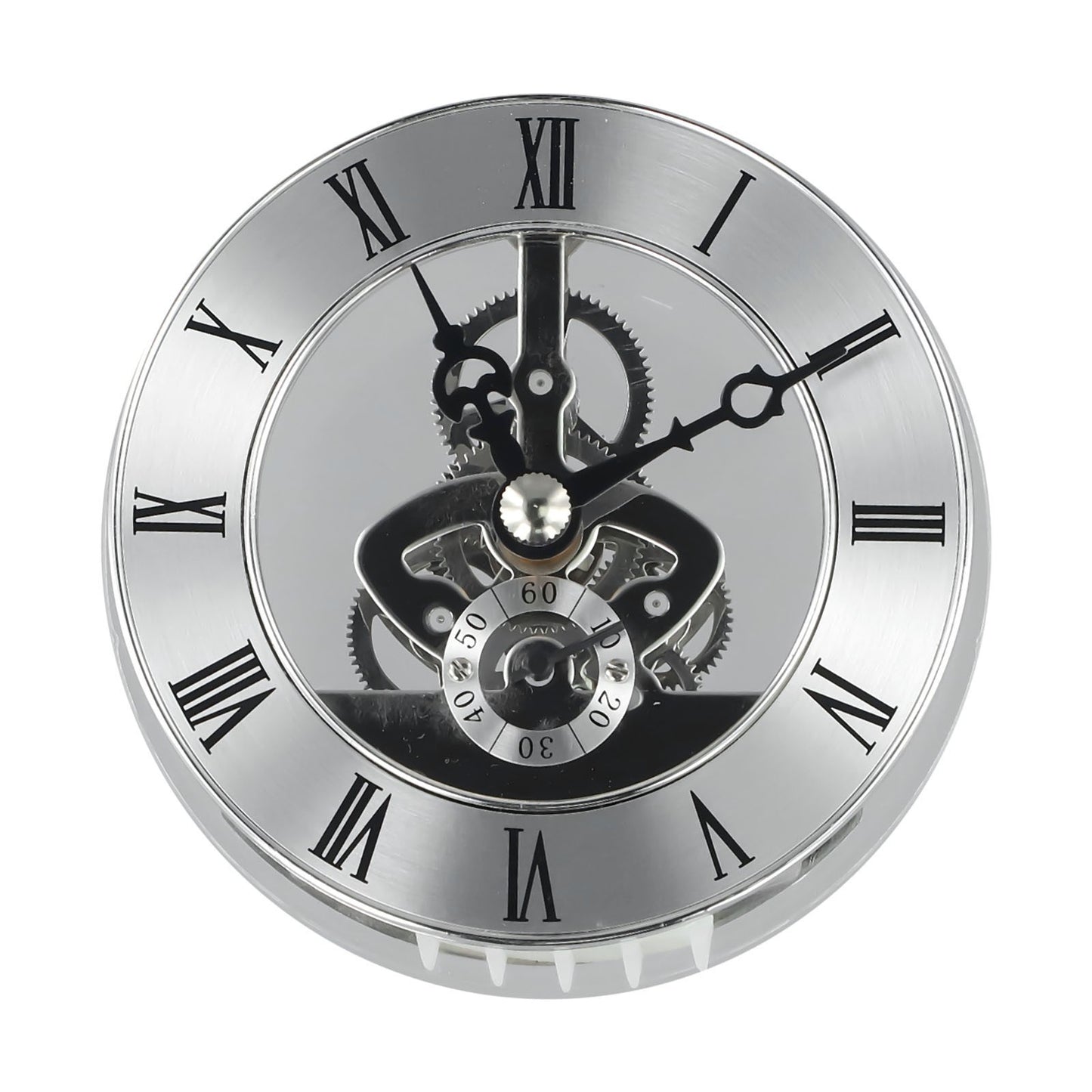 26) Roman Numeral DIY Clock Replacement 86mm Diameter Quartz Movement Insert