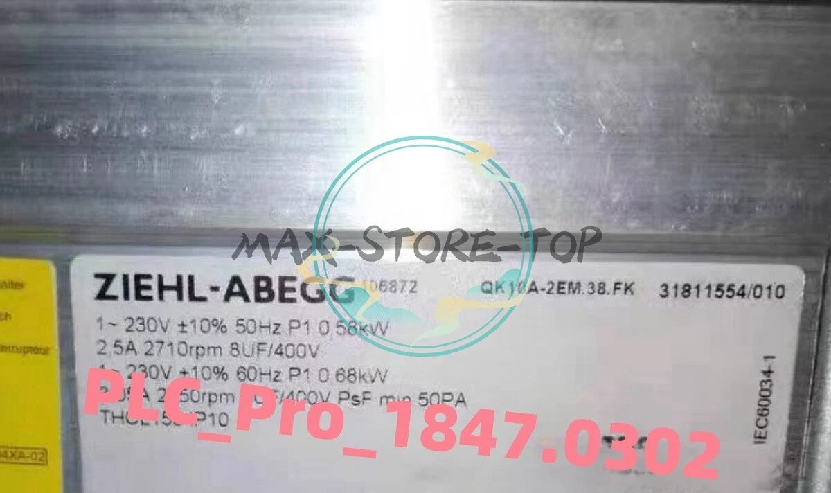 1PC  ZIEHL-ABEGG QK10A-2EM.38.FK Fan Cross flow fan 230V 2.5A Fast delivery