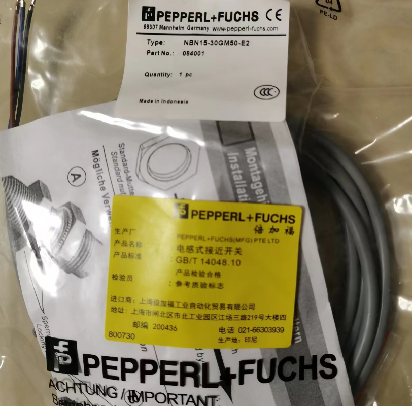 1pcs PEPPERL+FUCHS Sensor NBN15-30GM50-E2