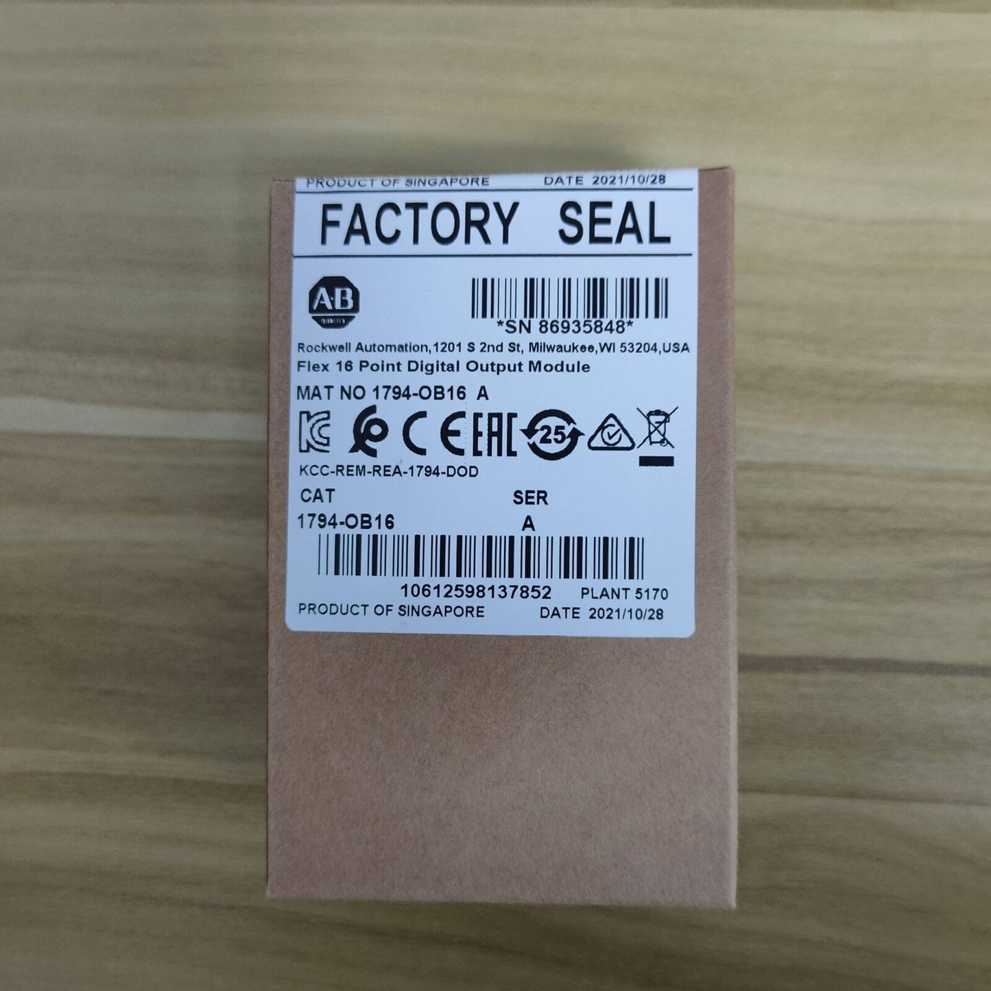 For Allen-Bradley 1794-OB16 FLEX 16-Point Digital Output Module SPOT GOODS