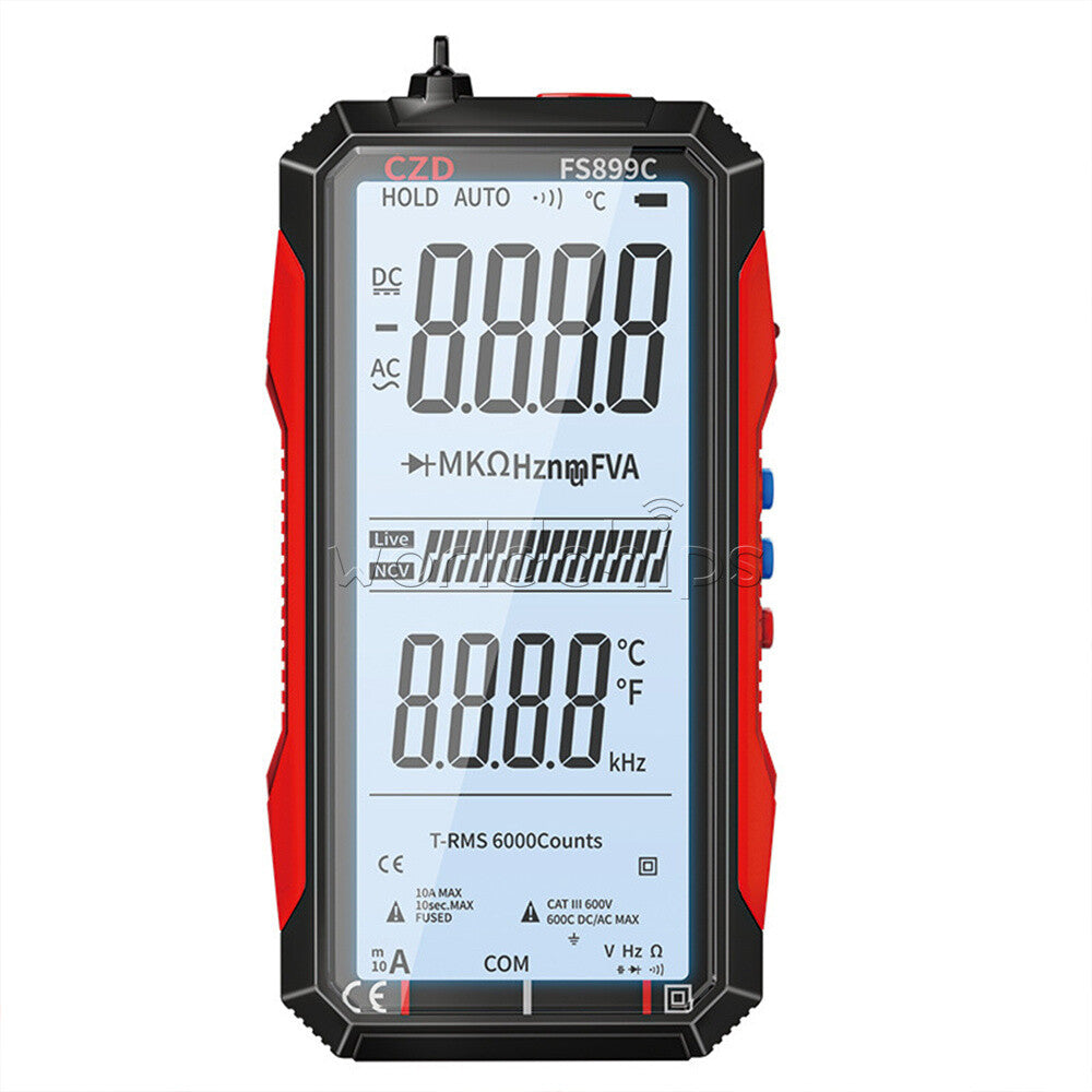 CZD-FS899C Digital Multimeter Auto AC/DC Voltage Current Frequency Meter