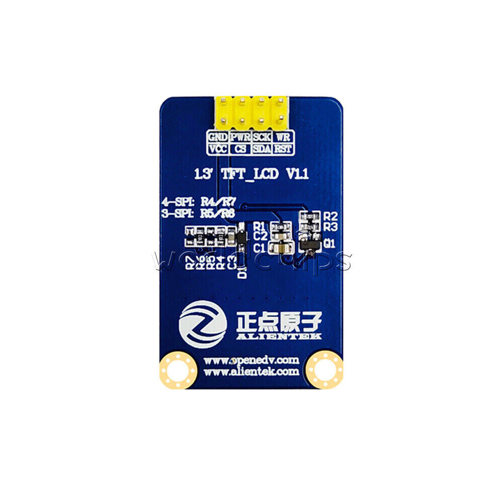 1.3" TFT LCD liquid crystal display module ST7789 Drives IPS 8Pin 4Wire SPI Port