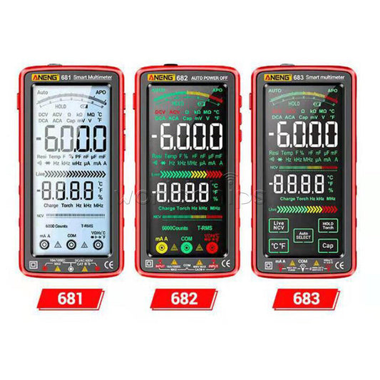 ANENG 683/682/681 Smart Digital Multimeter AC/DC Capacitance Meter Diode Tester
