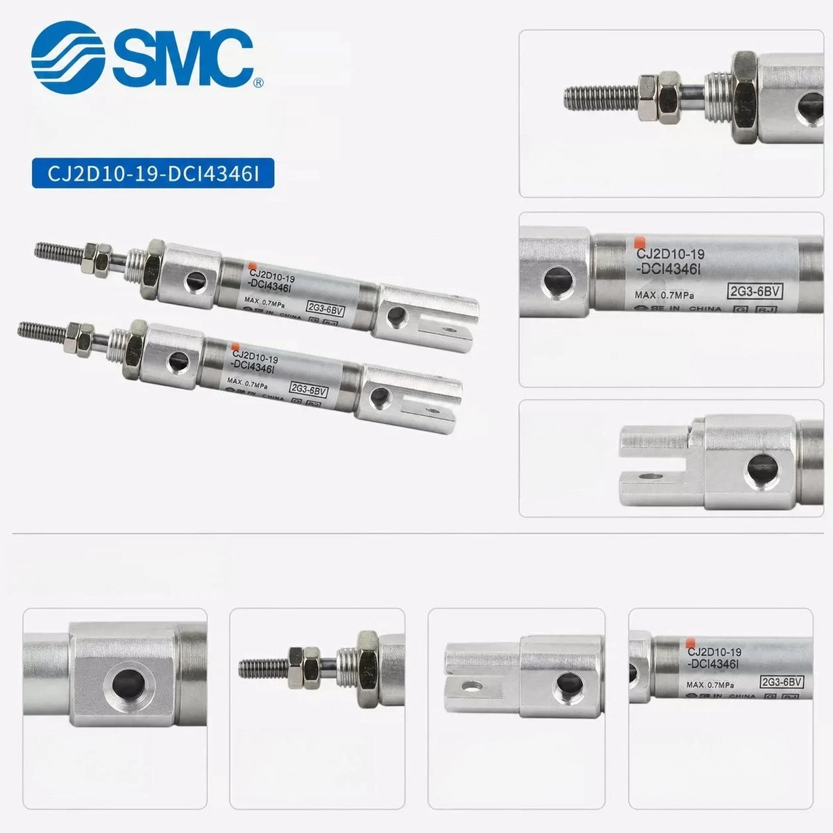 1PCS  FIT FOR SMC presser foot sewing machine cylinder CJ2D10-19-DCI4346I