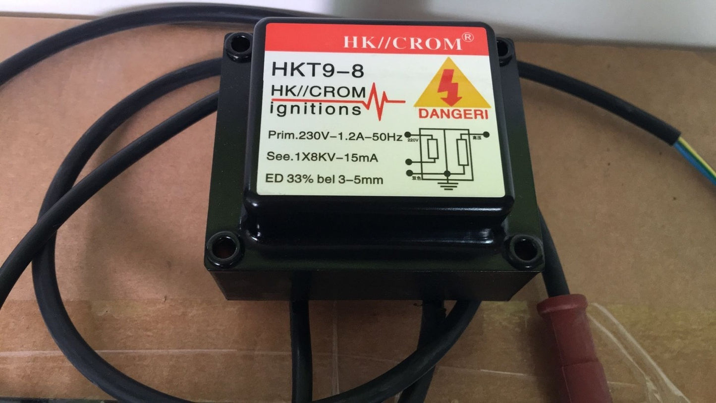 1pcs HK//CROM Burner Ignition Transformer HKT9-8 Power Supply 3-wire