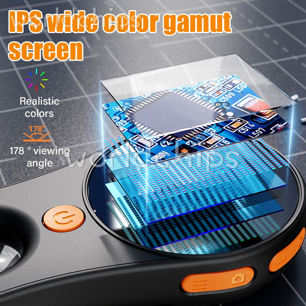 Digital Microscope Handheld 2.0 Inch Color Screen Magnifying Glass 500X USA