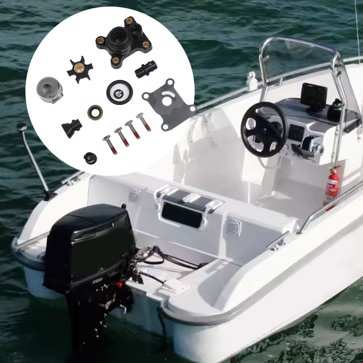 Outboard Motor Water Pump Impeller Kit for Johnson and For Evinrude Engines