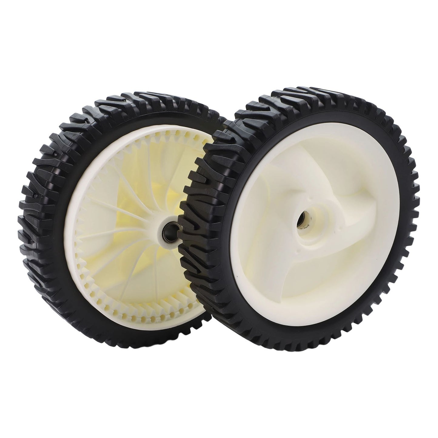 8 Inch Lawn Mower Wheel Set for Improved Stability and Performance in Lawn Care