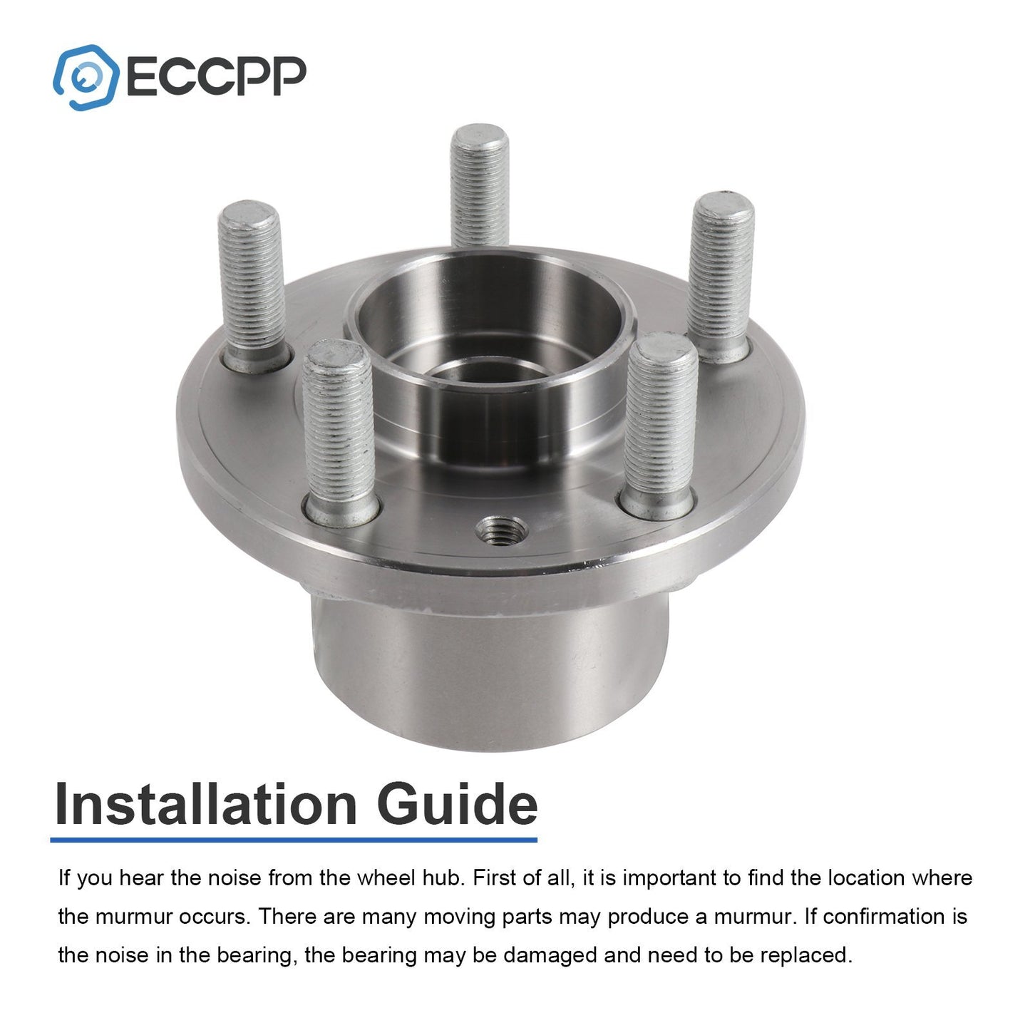 1Pc Wheel Hub Bearing Front AWD For 2008 2009 2010-2015 Land Rover LR2 2.0L 3.2L