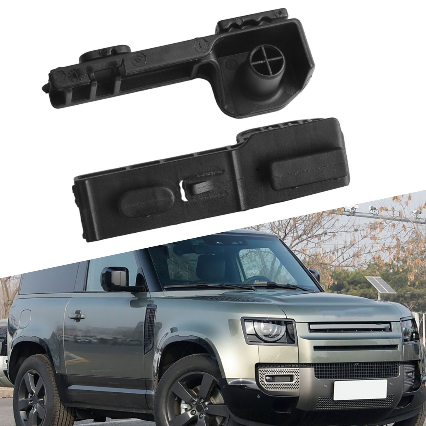 Pair Roof Air Deflector Kit LR137034 For LAND ROVER For DEFENDER L663