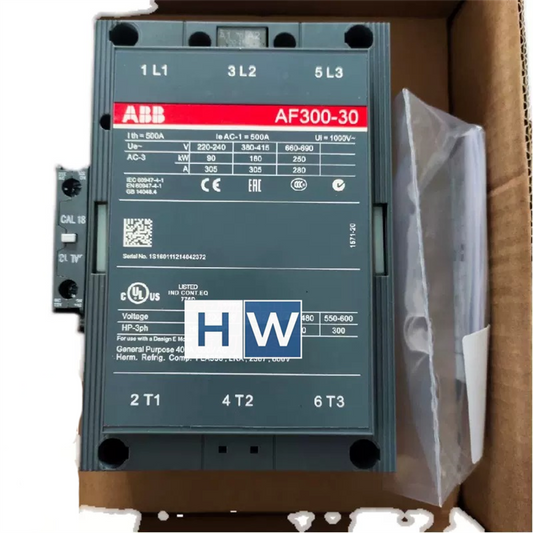 1/piece  ABB electromagnetic AC/DC contactor AF300-30-11 coil voltage 100-250V