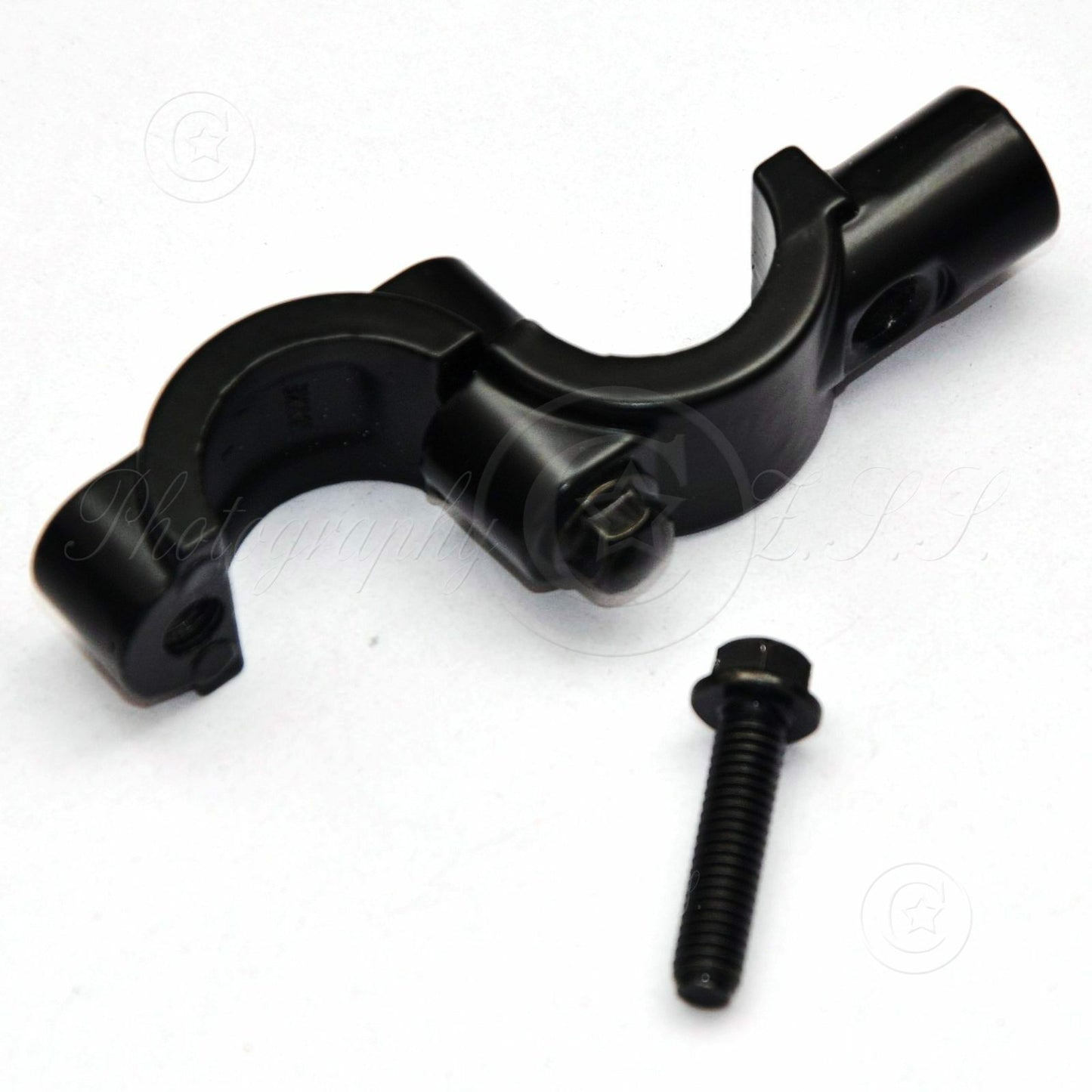 e-Bike Motorcycle Bike Rear Mirror Mount Clamp Holder Hand Bar Bracket Part -6mm