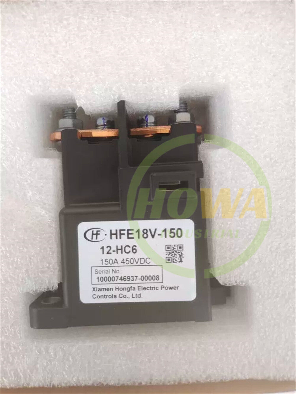 1/piece Hongfa High Voltage DC Contactor HFE18V-150-12-HC6 12V Relay 450V 150A