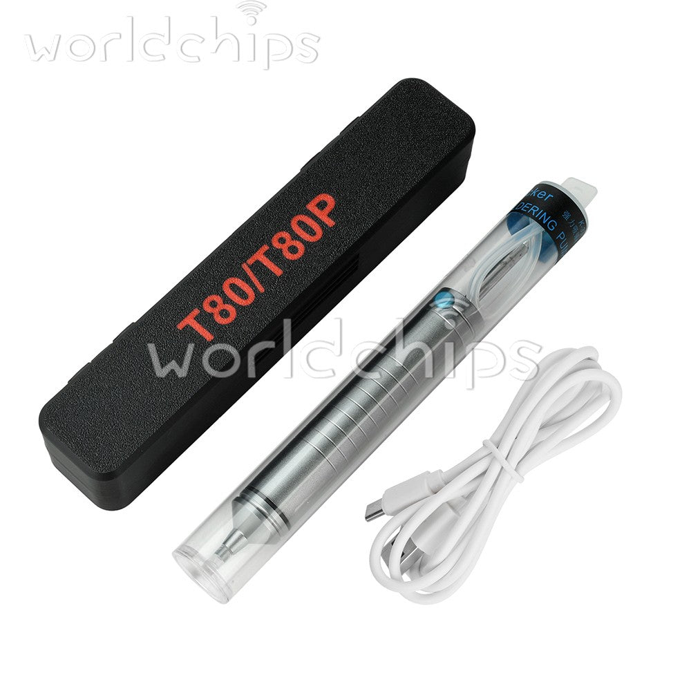 Digital Portable Soldering Iron Pen 100W Fast Heat Adjustable Temperature Type-C