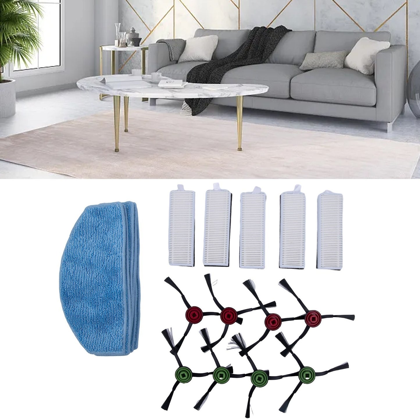 Cleaning Vacuum Cleaner Parts Filters Filter Mop Pad Robot Vacuum Cleaner