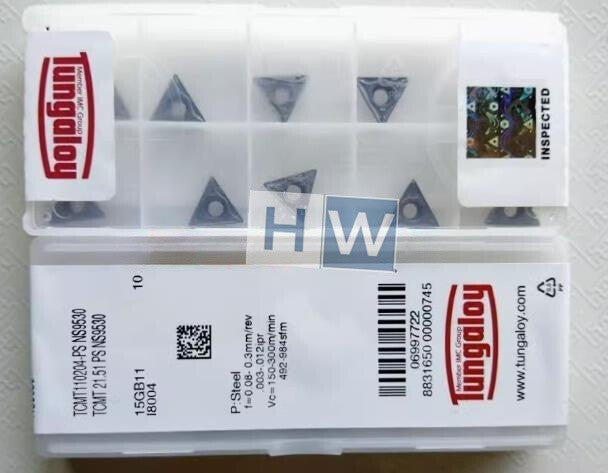Box/10PCS Tungaloy CNC Blade TCMT110204-PS NS9530