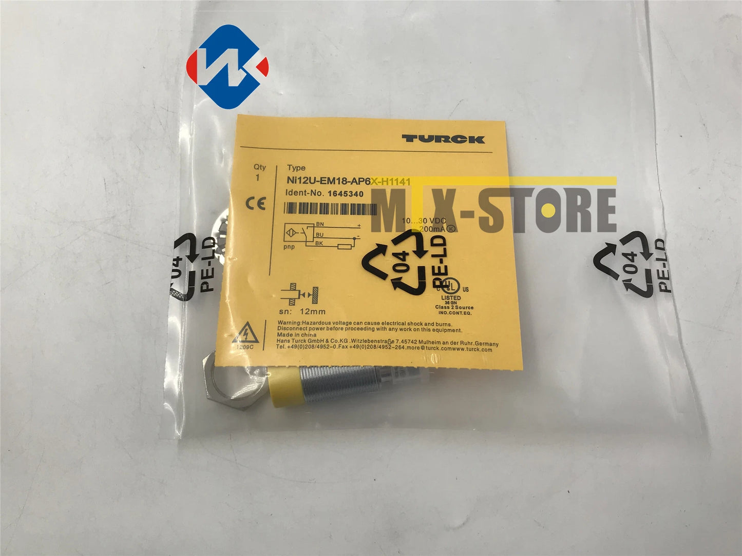 1PCS  Turck Ni12U-EM18-AP6X-H1141 Switch Sensor&Proximity Switch #P