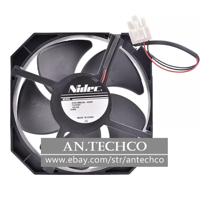 1PC Nidec Z15I12MS3A5-52Z99 15CM DC12V 0.05A refrigerator built-in cooling fan