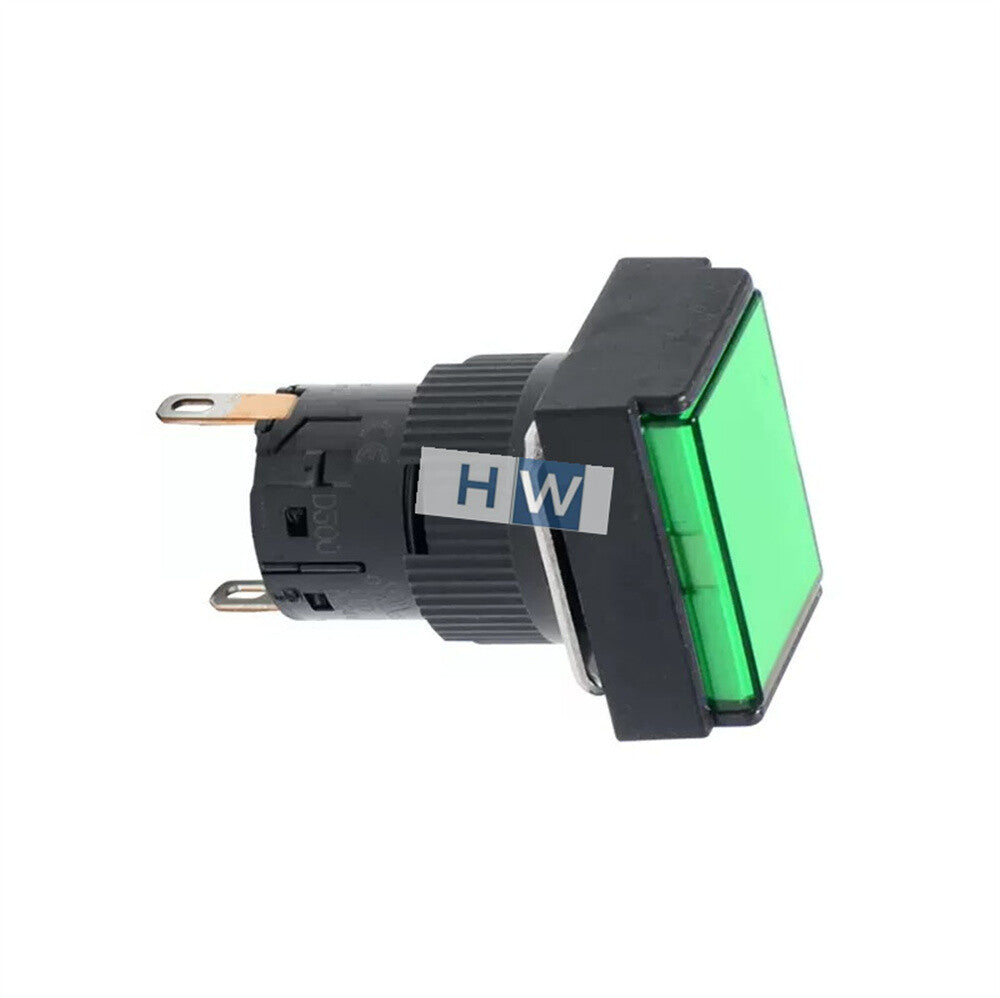 1/Piece  rectangle Indicator signal Light Green 24V XB6EDV3BF XB6-EDV3BF