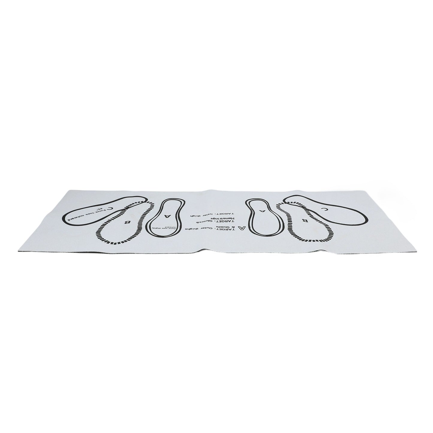 Foldable Pilates Non Slip Mat with Cushion for Yoga and Fitness Training