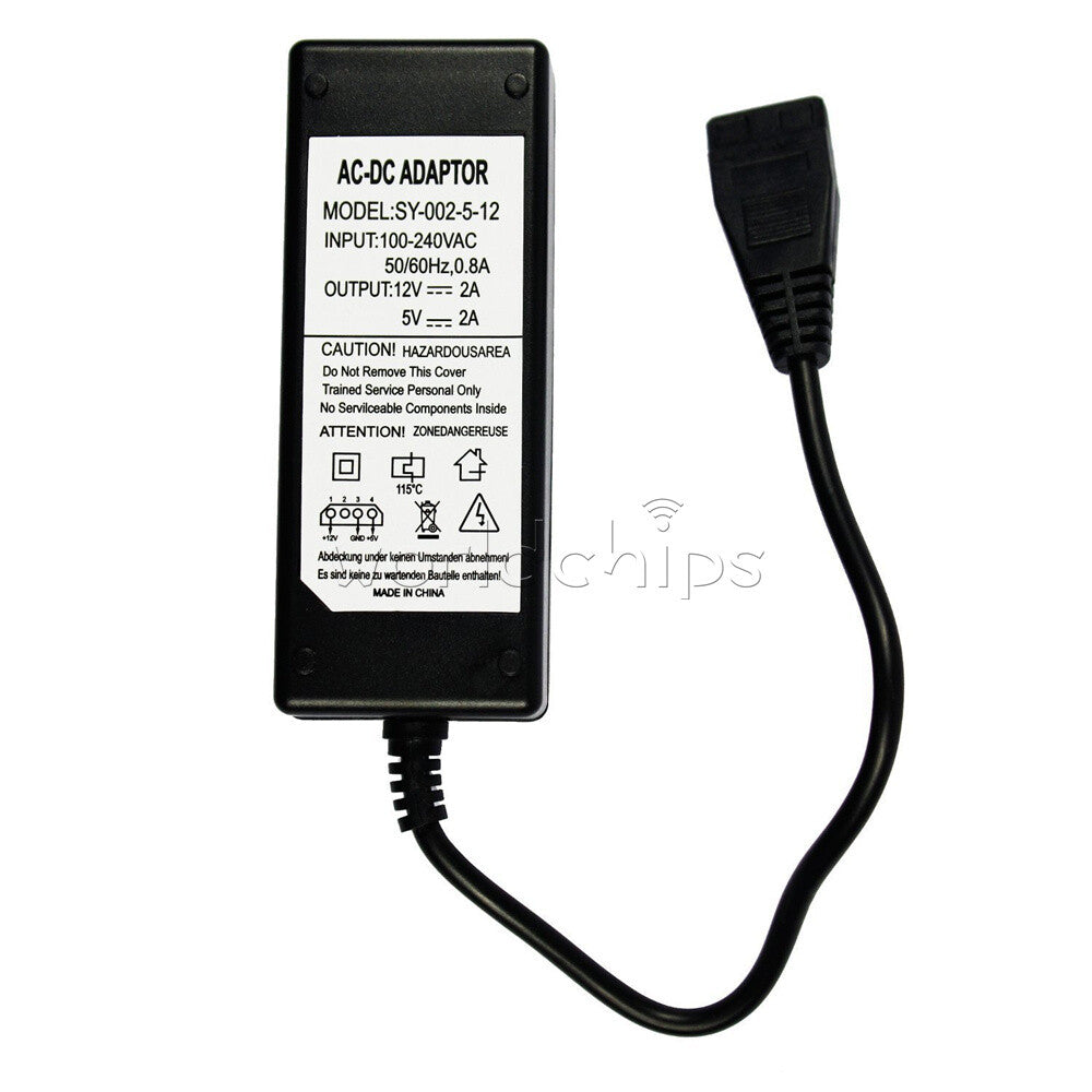 12X 12V 5V 2A Optical Drive Hard Disk power supply USB to SATA/IDE Power Adapter