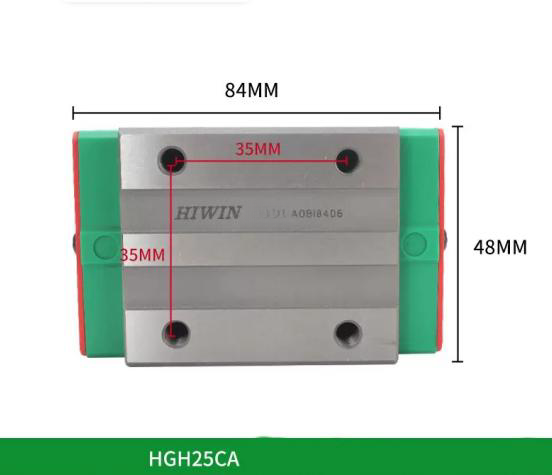 1/Piece  HIWIN Linear Guide Square Slider HGH25CA