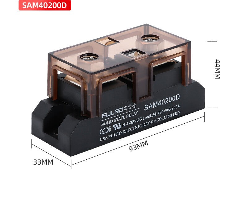 Industrial Solid State Relay SAM40200D 200A SAM40100D 60A-400A