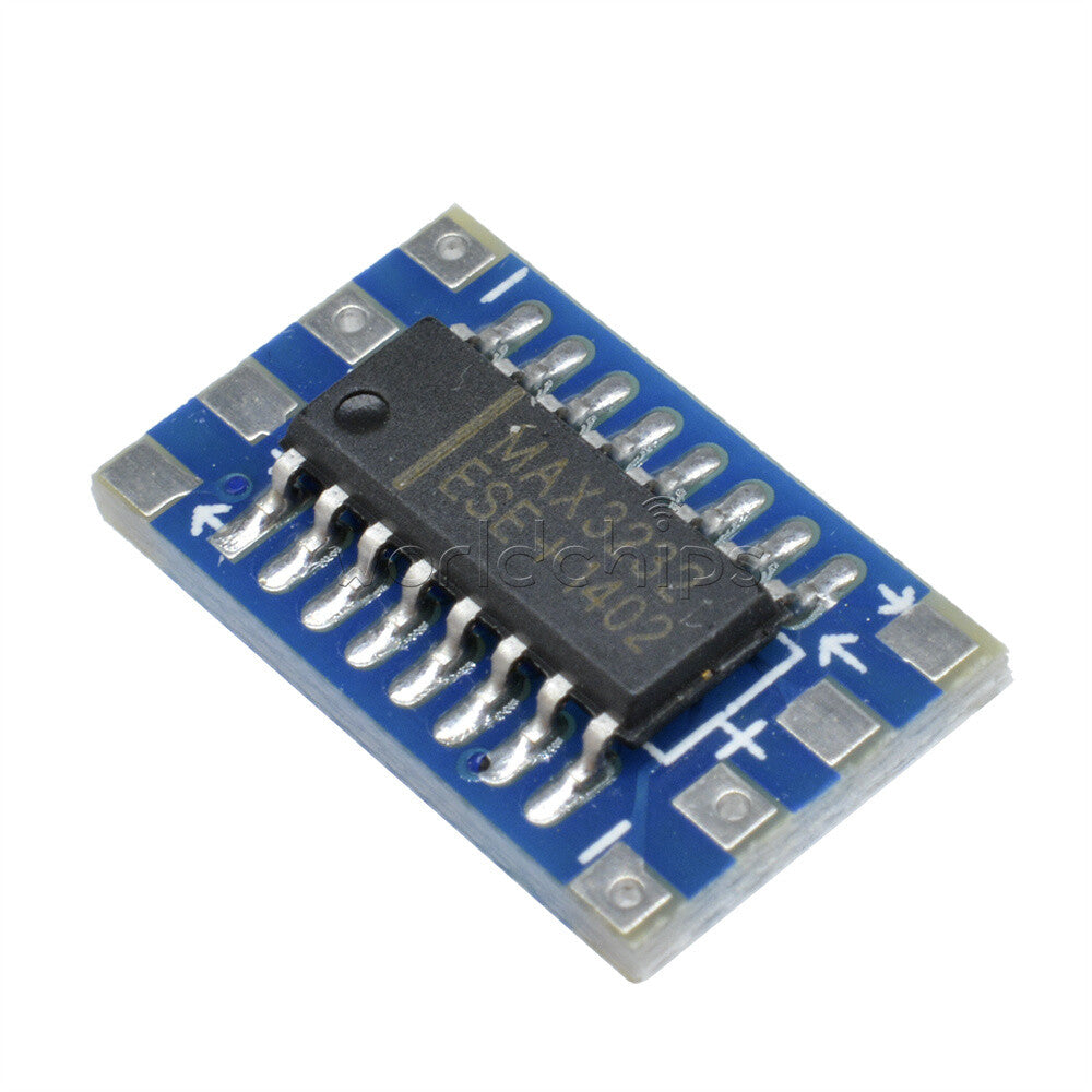 100PCS Serial Port Mini RS232 to TTL Converter Adaptor Module Board MAX3232