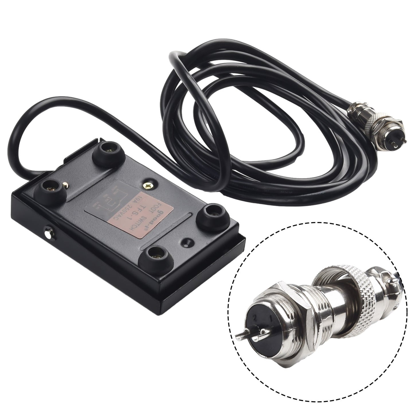 Practical Foot Pedal Spot Welded 2/3-pin Accessories Anti-skid Cutting