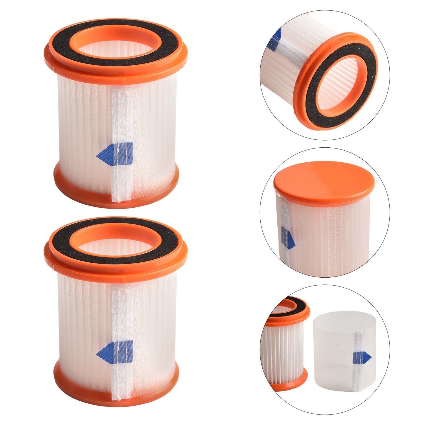 Efficient Filter Set for INSE S610 S6T S6P Pro Vacuum Cleaners 2 Pieces
