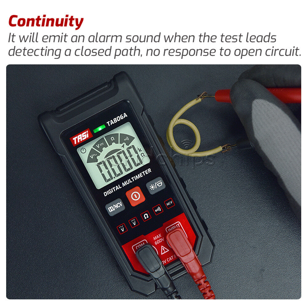 TA806A Multimeter Digital AC/DC Voltage Meter Automatic Resistance Tester
