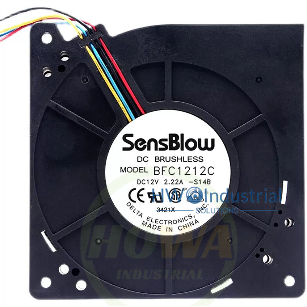 1/piece SENSBLOW BFC1212C 12V 2.22A 12032 12CM Turbo Blower 4-wire Cooling Fan