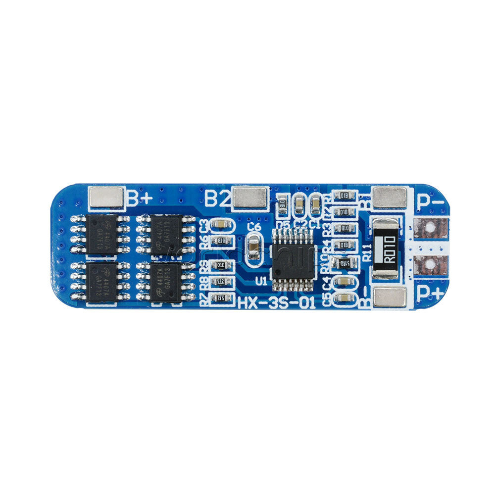 10PCS 3S 12V 18650 10A BMS Charger Li-ion Battery Protection Board HX-35-01