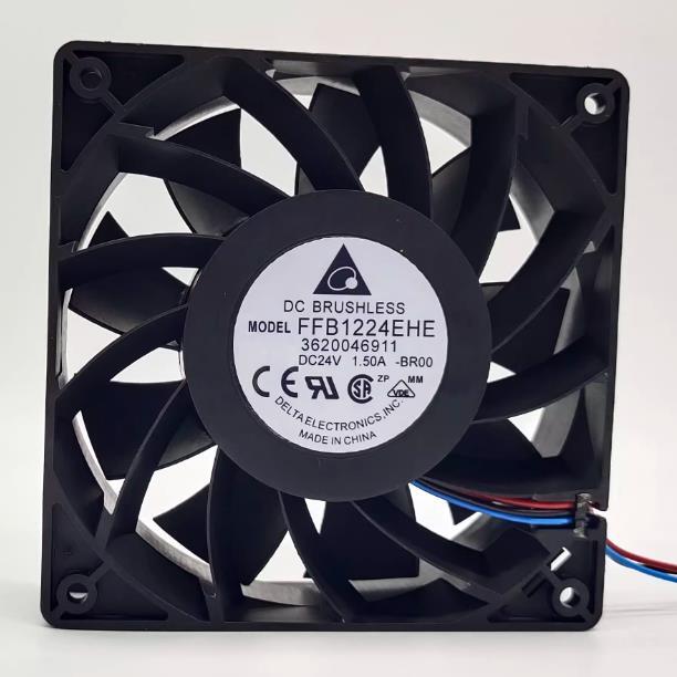 DELTA FFB1224EHE-F00 12038 120x120x38mm 12cm DC 24V 1.5A 3 Lines cooling fan