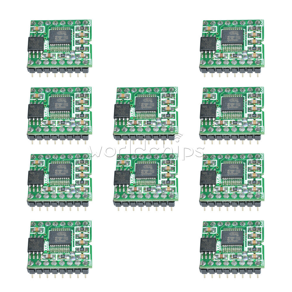 10PCS WT588D-16p Voice Module Sound Module Audio Player Recording For Arduino
