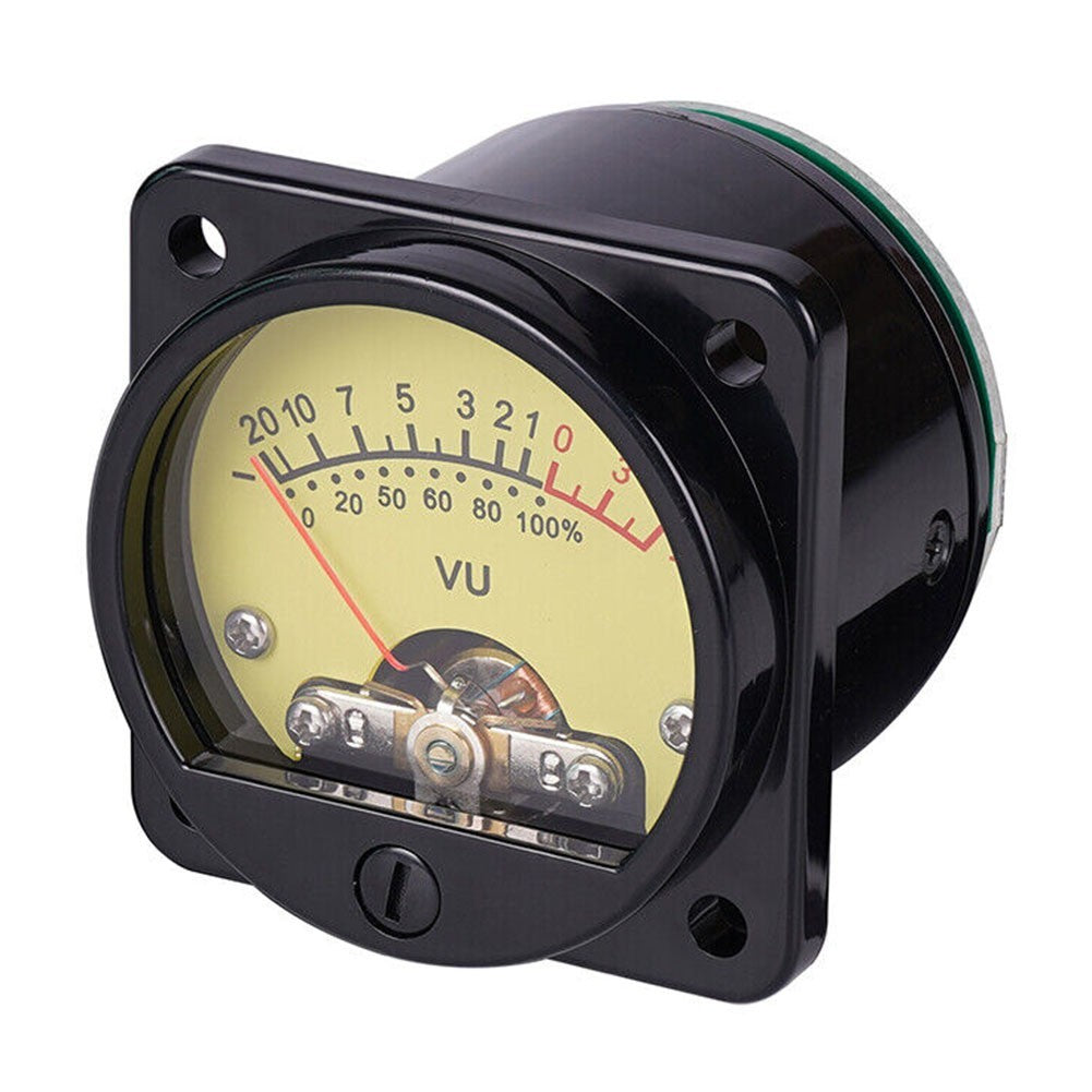 45mm LED Backlit VU Meter Accurate Volume Measurement Tool for DIY Mixer Setup