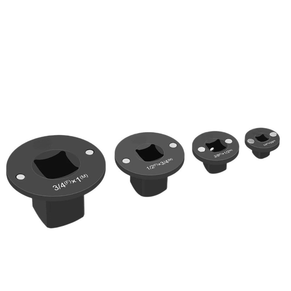 Socket Adapter Set 4PCS Low Profile for Use in Tight Spaces and High Torque