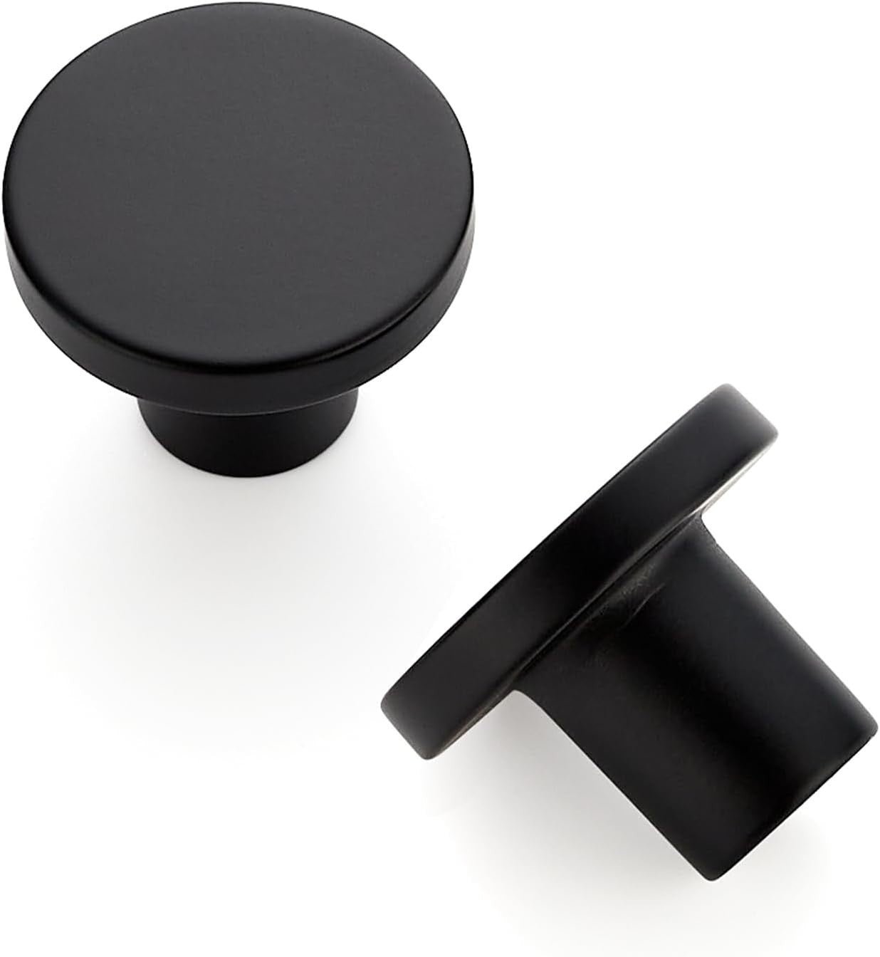 10 Pack Cabinet Knobs Black Kitchen Cabinet Knobs round Dresser Drawer Pulls Clo