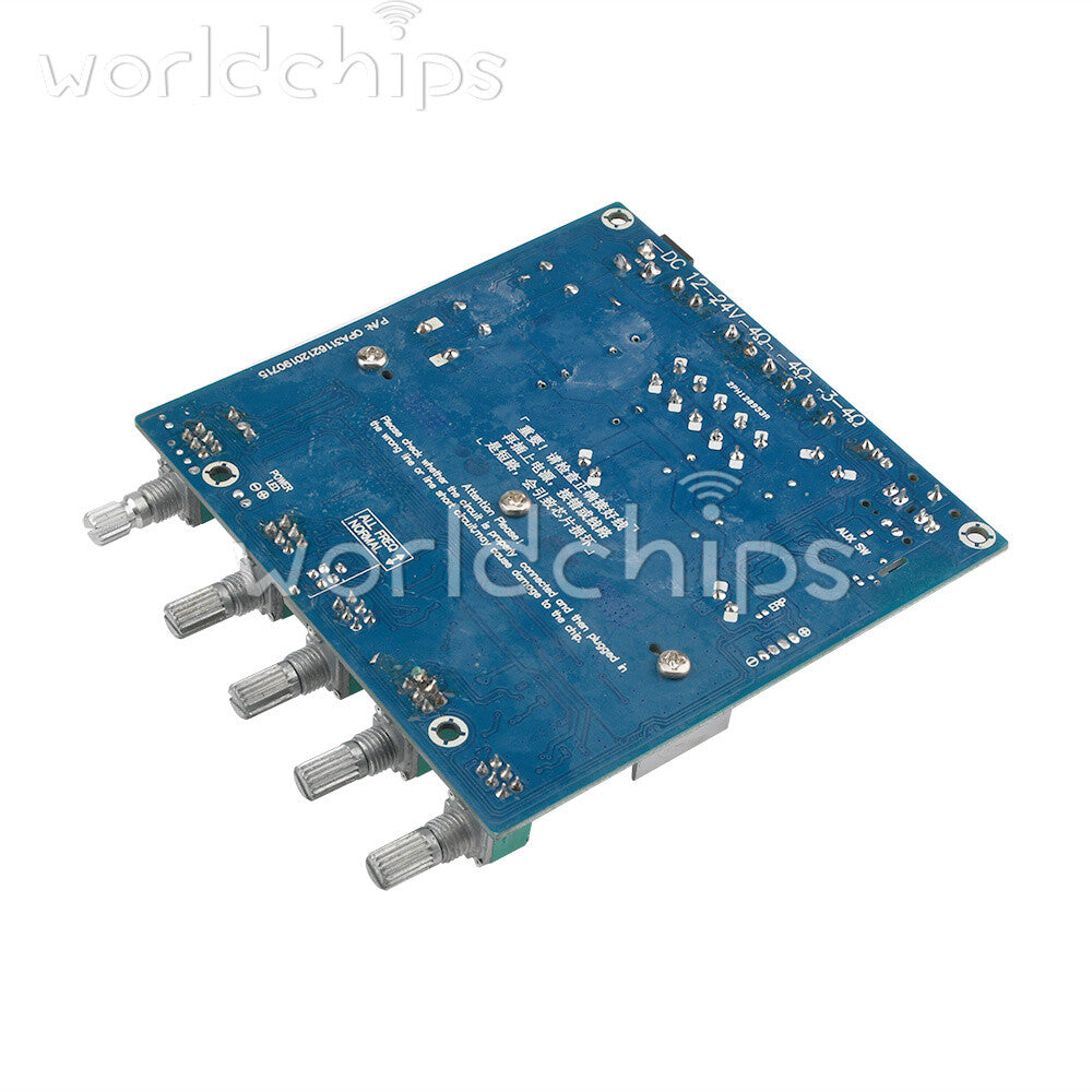 Bluetooth 5.0 DC 12-24V TPA3116D2 Digital 2.1 Audio Amplifier Board 100W+50W+50W