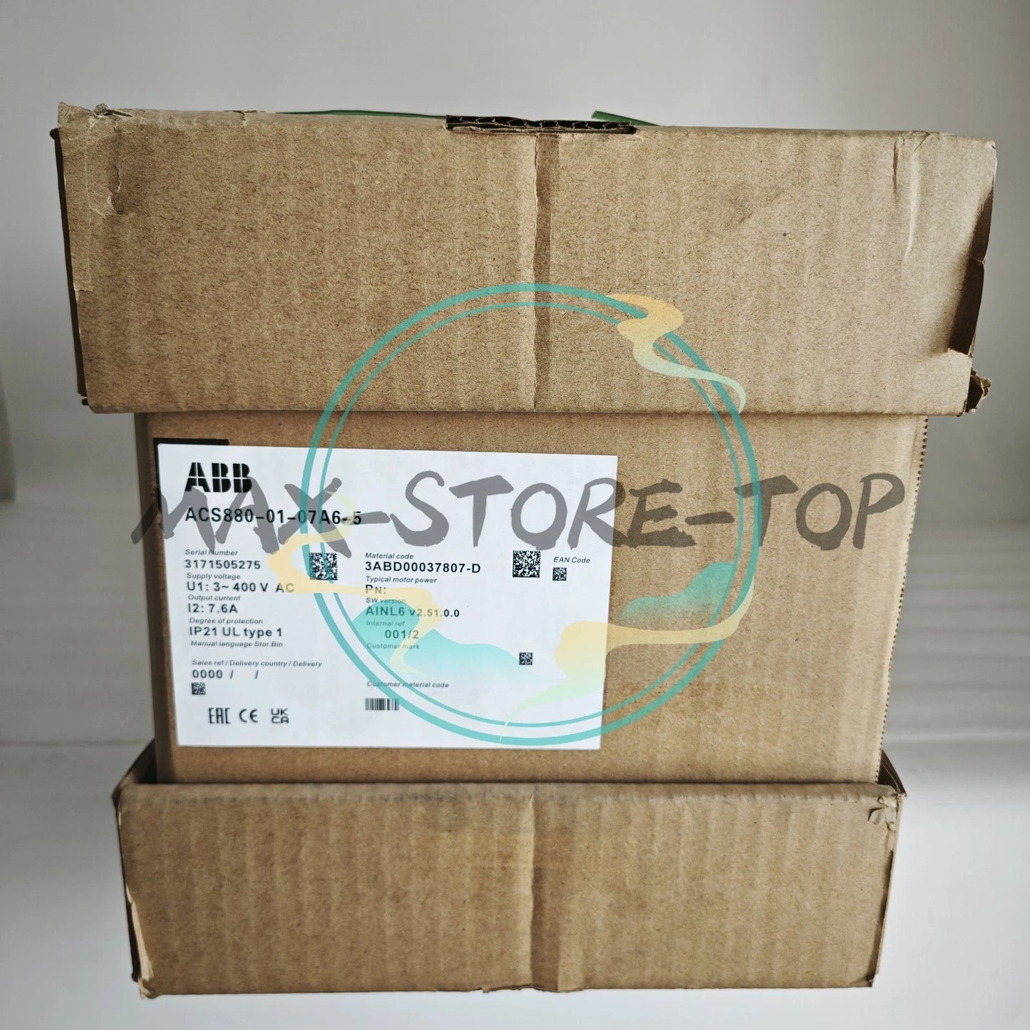 1 PC  ABB ACS880-01-07A6-5 frequency converter  or UPS