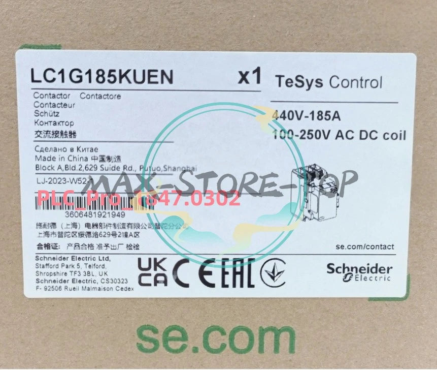 LC1G185KUEN 1PCS   Schneider LC1G185KUEN Fast delivery