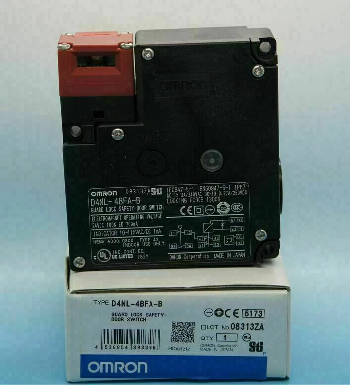 1PC  Omron D4NL-4BFA-B Safety Switch Lock Door D4NL4BFAB In Box #P