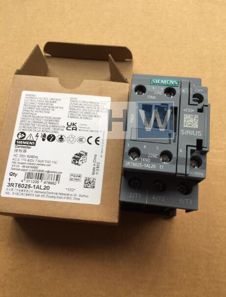 1Pc   SIE-MENS Contactor 3RT6025-1AL20