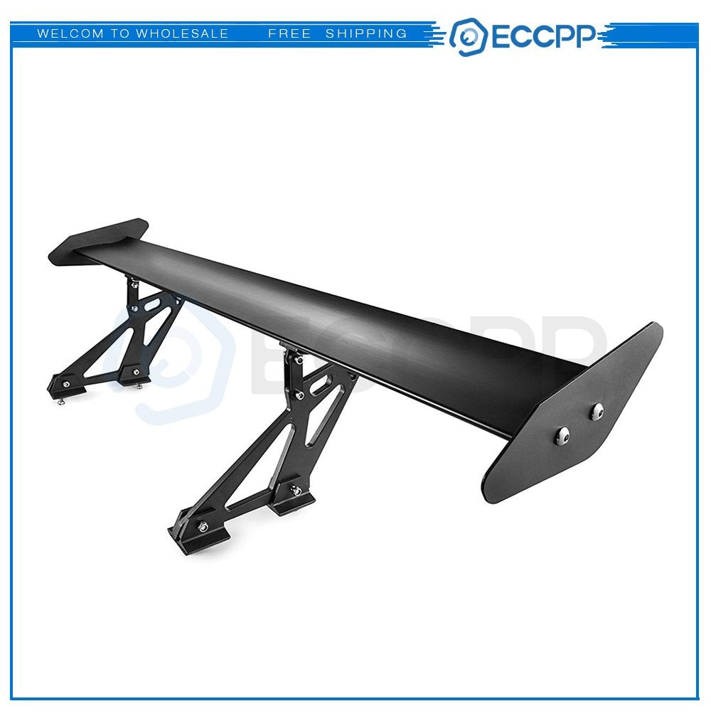 53 Inch Aluminum Alloy Wing Gt Style Spoiler Universal w/ 2 Leg Stand Mounting