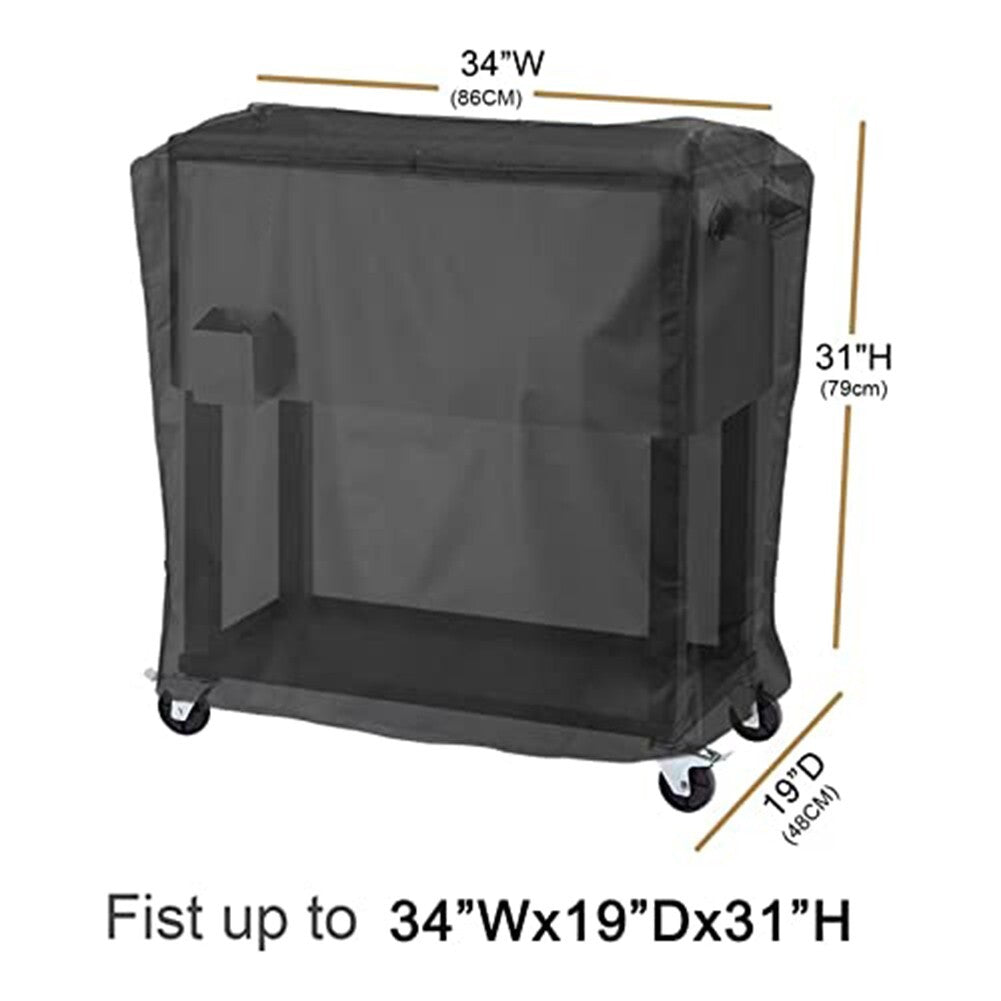 1x Waterproof Outdoor Patio Rolling Cooler Cart Protective Cover Beverage