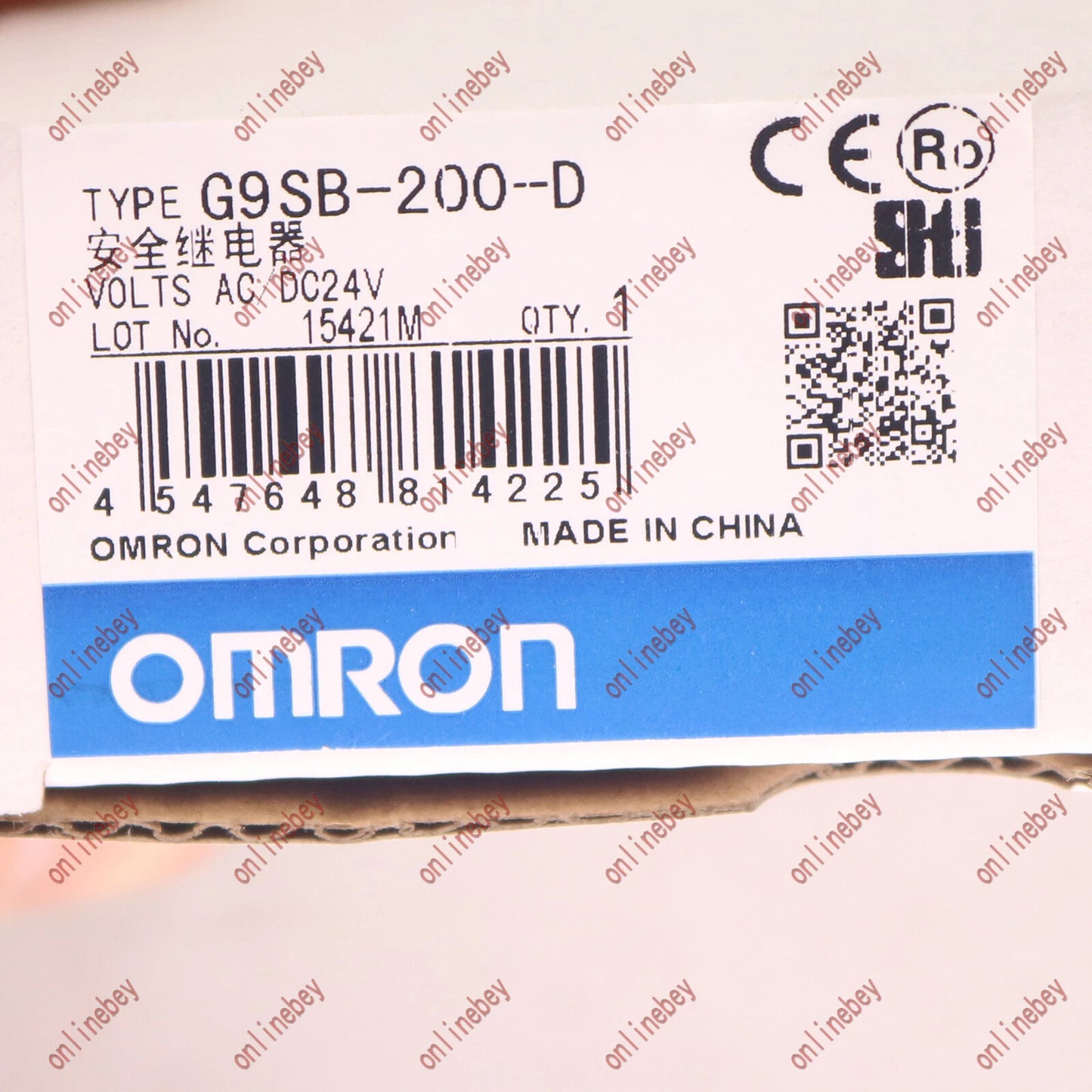 FOR OMRON 1PC  G9SB-200-D Safety Relay Switch AC/DC24V FAST SHIP #P