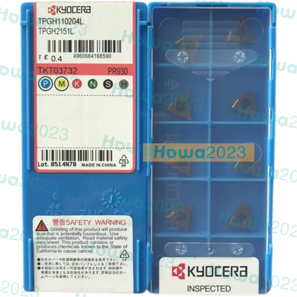 10pcs/Box Kyocera TPGH110204L PR930 TPGH2151L CNC Turning Blade Carbide Insert